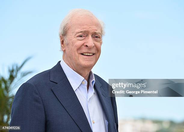 Michael Caine attends the "Youth" Photocall during the 68th annual Cannes Film Festival on May 20, 2015 in Cannes, France.