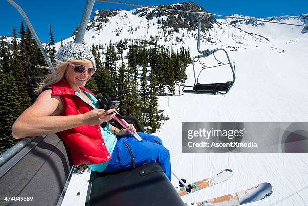 mountain chat - ski lift summer stock pictures, royalty-free photos & images