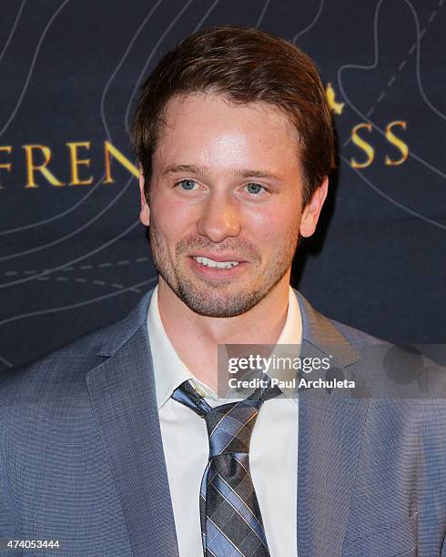 Actor Tyler Ritter attends the premiere of "French Kiss" at The Marina del Rey Marriott on May 19, 2015 in Marina del Rey, California.