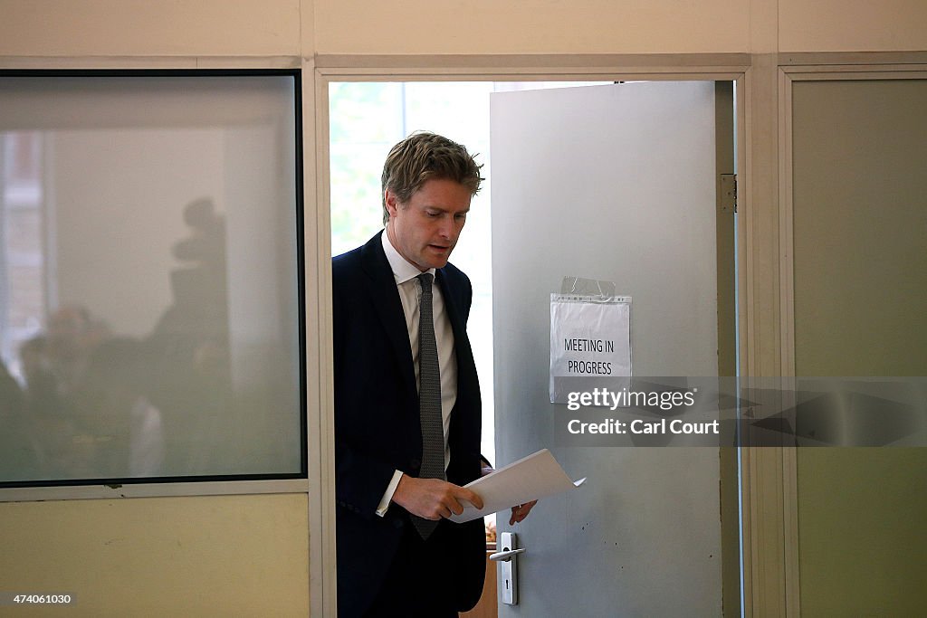 Possible Labour Leadership Contender Tristram Hunt Gives Post-election Speech