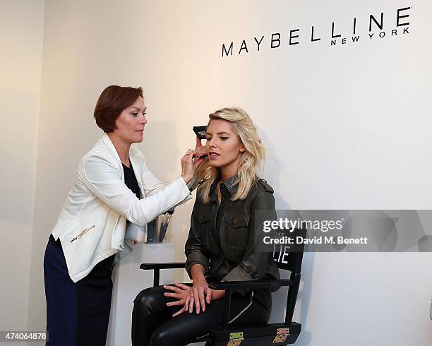 Mollie King is announced today as Maybeline's new UK ambassador at the make-up masterclass for the new Master Sculpt contouring palette on May 20,...