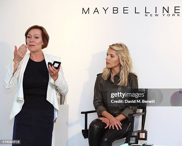 Mollie King is announced today as Maybeline's new UK ambassador at the make-up masterclass for the new Master Sculpt contouring palette on May 20,...