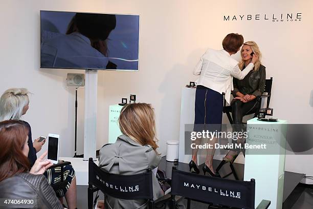 Mollie King is announced today as Maybeline's new UK ambassador at the make-up masterclass for the new Master Sculpt contouring palette on May 20,...