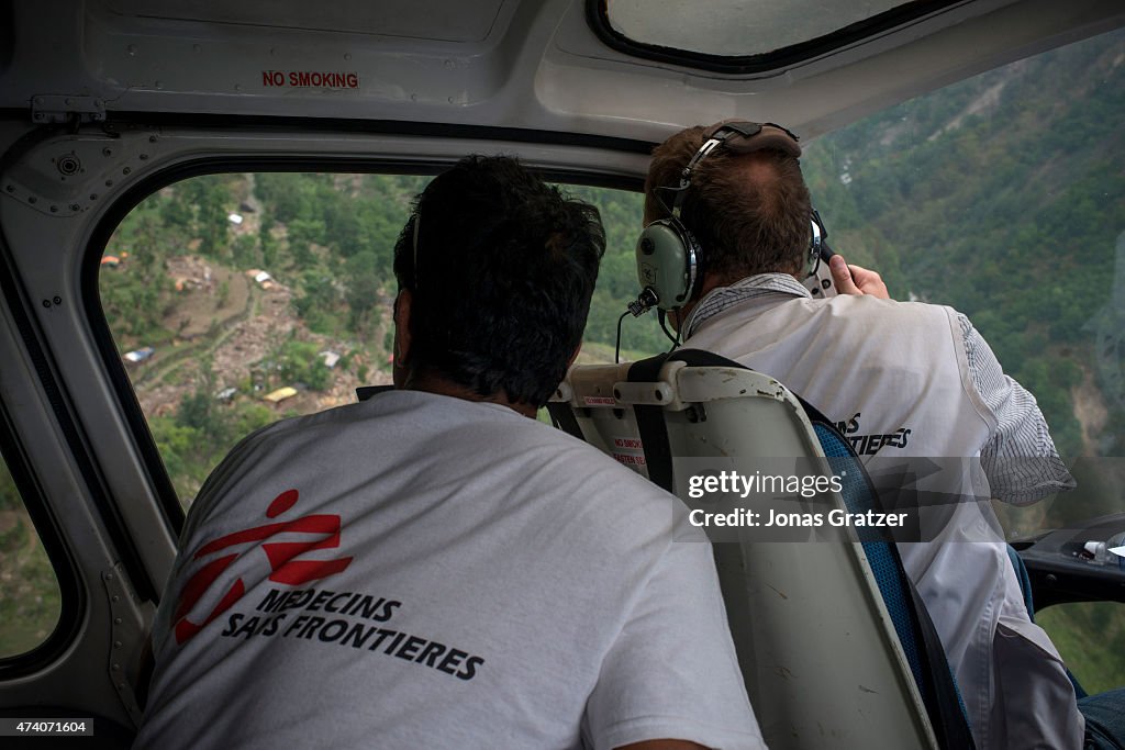 MSF Teams At Work In Nepal Following Devastating Earthquake