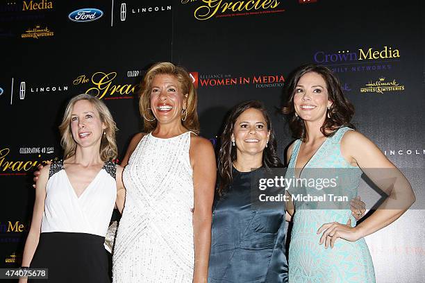 Hoda Kotb arrives at the 40th Anniversary Gracies Awards held at The Beverly Hilton Hotel on May 19, 2015 in Beverly Hills, California.