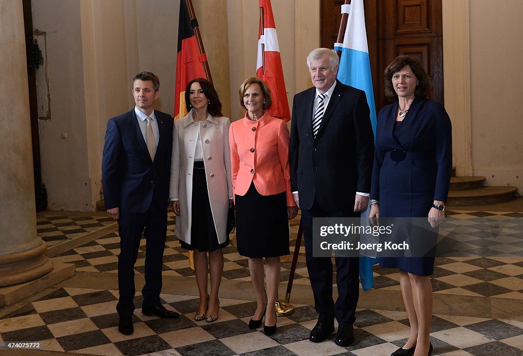 Crown Prince Frederik And Crown Princess Mary Of Denmark Visit Germany