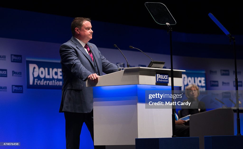 The Home Secretary Addresses The Police Federation Conference