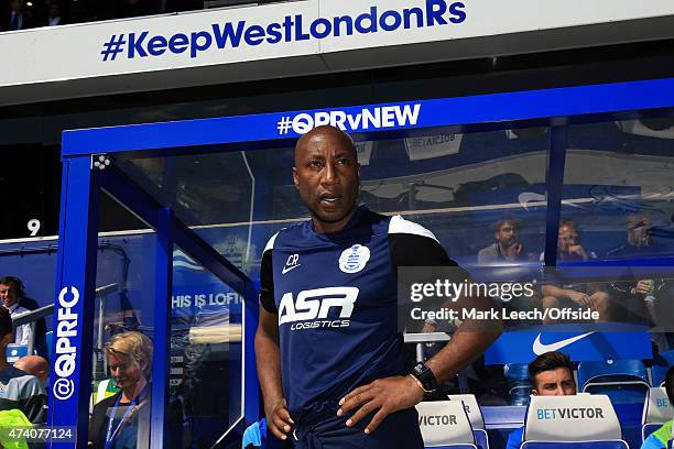 Chris Ramsey, Manager of Queens Park Rangers prior to the Barclays Premier League match between Queens Park Rangers and Newcastle United at Loftus...