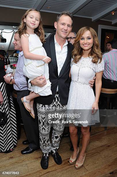 Todd Thompson and Giada De Laurentiis attend Italian in Paradise dinner hosted by Giada De Laurentiis during the Food Network South Beach Wine & Food...