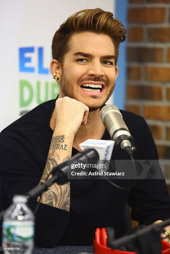 Adam Lambert Visits "The Elvis Duran Z100 Morning Show"