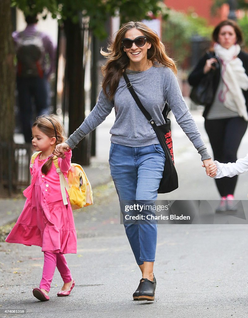 Celebrity Sightings In New York City - May 20, 2015