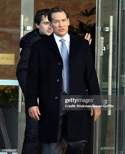 James Remar is seen leaving the set of the "Hatfields & McCoys" on March 24, 2013 in Boston, Massachusetts.