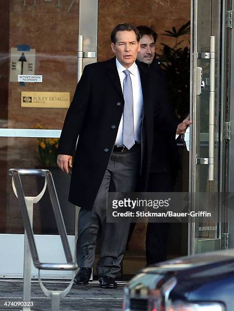 James Remar is seen leaving the set of the "Hatfields & McCoys" on March 24, 2013 in Boston, Massachusetts.