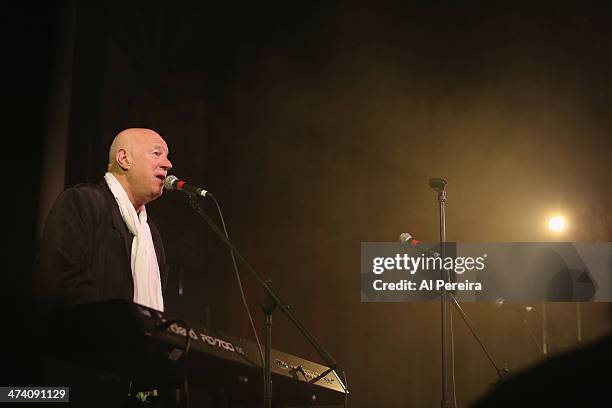 Neil Innes performs on keyboards at the Fest For Beatles Fans 2014 at Grand Hyatt New York on February 8, 2014 in New York City.