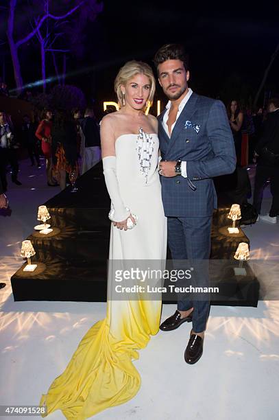 Hofit Golan and Mariano Di Vaio attend the De Grisogono Party at the 67th Annual Cannes Film Festival on May May 19, 2015 in Cap d'Antibes, France.