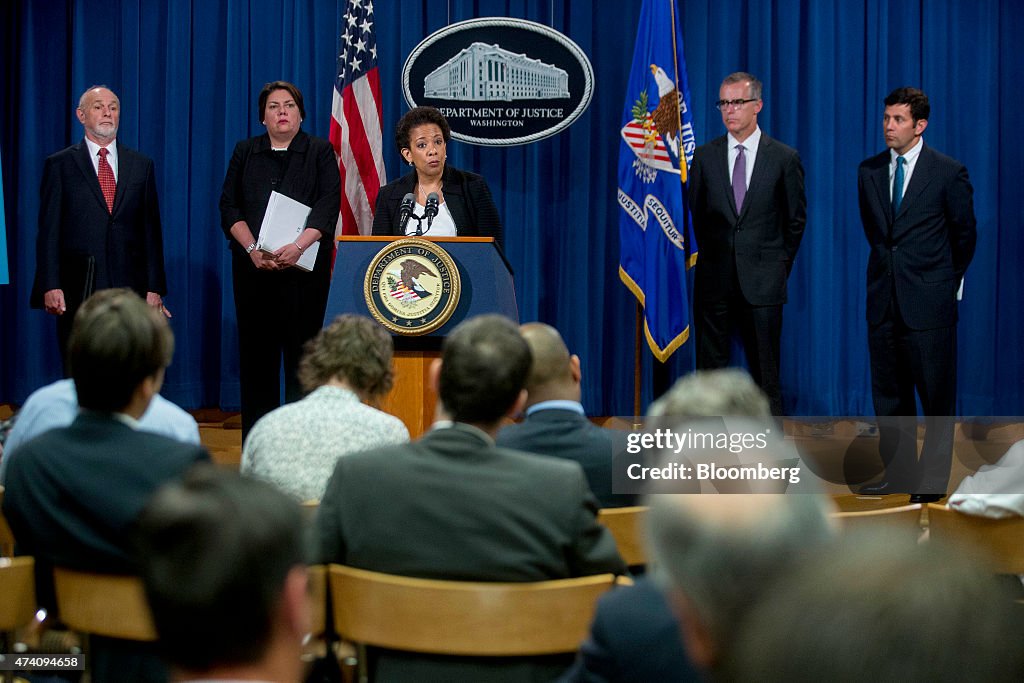 Justice Department News Conference Regarding Financial Institutions Manipulation Of FOREX