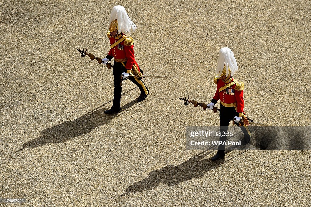 Royal Garden Party View From The Roof Of Buckingham Palace