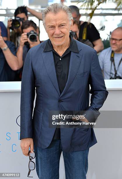 Harvey Keitel attends the "Youth" photocall during the 68th annual Cannes Film Festival on May 20, 2015 in Cannes, France.