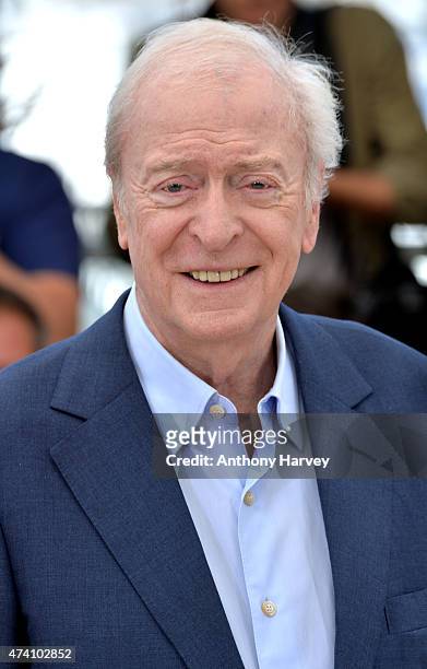 Michael Caine attends the "Youth" photocall during the 68th annual Cannes Film Festival on May 20, 2015 in Cannes, France.