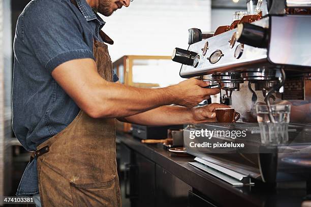 look at those skilled hands! - barista stock pictures, royalty-free photos & images