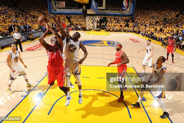 Jones Houston Rockets Terrence Jones of the Houston Rockets shoots against Draymond Green ...