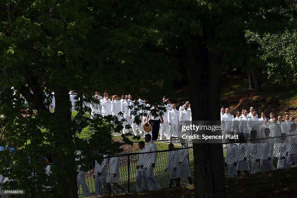 President Obama Attends US Coast Guard Academy Commencement Ceremony