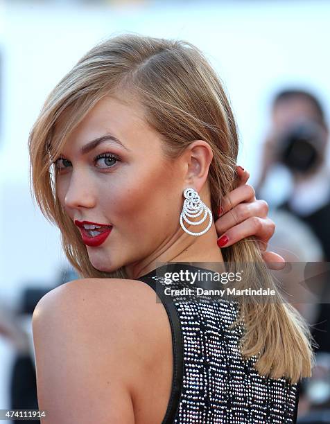 Karlie Kloss attends the "Youth" Premiere during the 68th annual Cannes Film Festival on May 20, 2015 in Cannes, France.