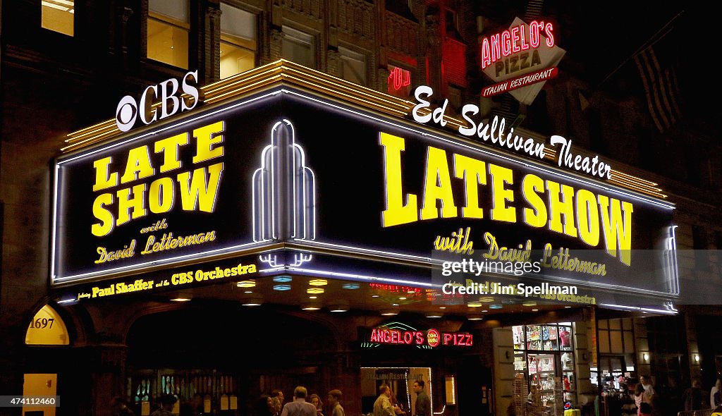 Celebrities Visit "Late Show With David Letterman" - May 19, 2015