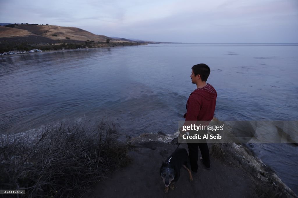 Oil Spill Along The Santa Barbara Coast In California