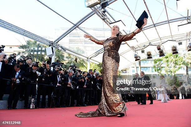 Rossy De Palma attends the Premiere of "Youth" during the 68th annual Cannes Film Festival on May 20, 2015 in Cannes, France.