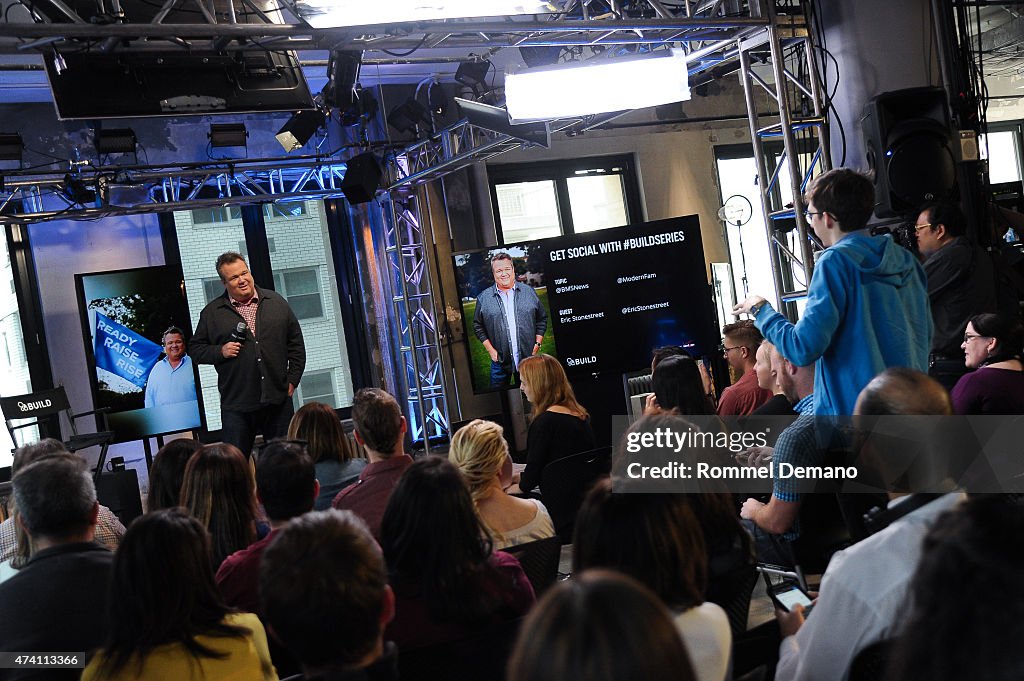 Eric Stonestreet Visits AOL Build