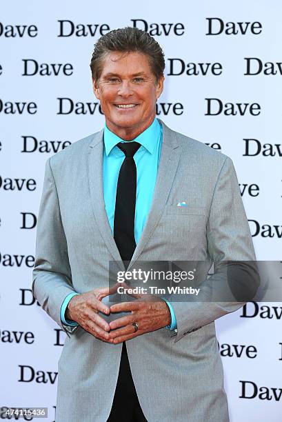 David Hasselhoff attends the UK screening of "Hoff The Record" at Empire Cinema in Leicester Square on May 20, 2015 in London, England.