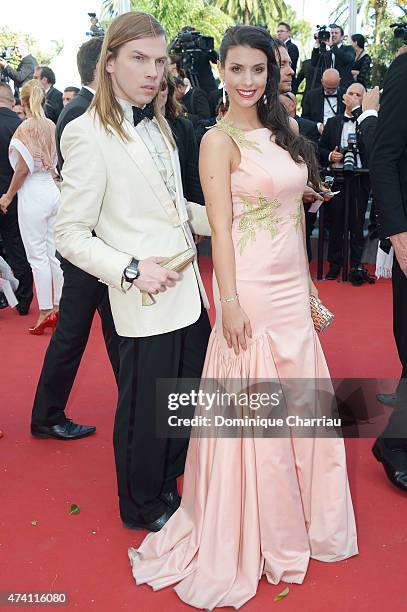 Christophe Guillarme and Ludivine Sagna attend the "Youth" Premiere during the 68th annual Cannes Film Festival on May 20, 2015 in Cannes, France.