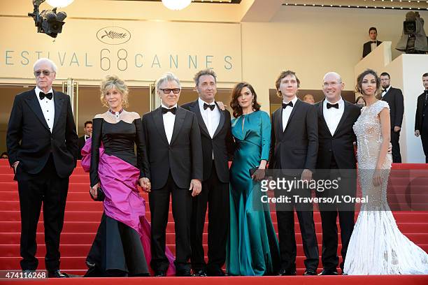 Actors Jane Fonda and Michael Caine, director Paolo Sorrentino and actors Harvey Keitel, Rachel Weisz, Paul Dano, Alex Macqueen and Madalina Ghenea...