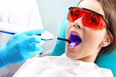 Woman to the dentist