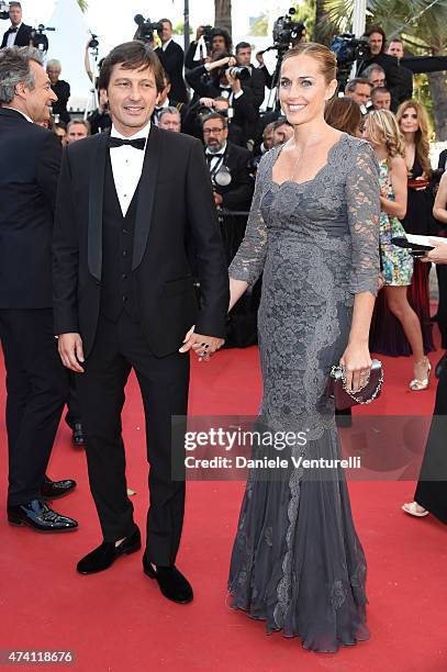 Leonardo Nascimento de Araujo and Anna Billo attends the "Youth" Premiere during the 68th annual Cannes Film Festival on May 20, 2015 in Cannes,...