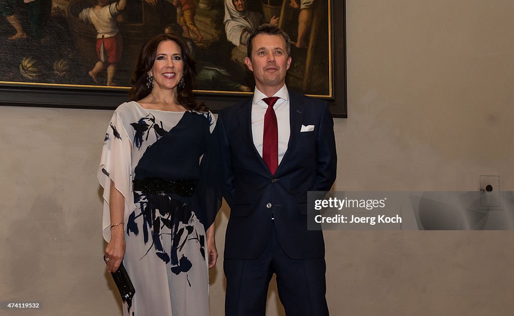 Crown Prince Frederik And Crown Princess Mary Of Denmark Visit Germany