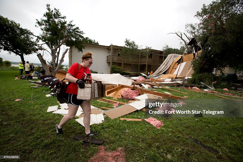 Texas tornado damage