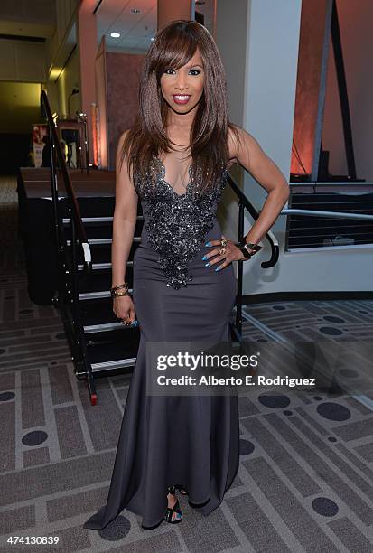 Actress Elise Neal attends the 45th NAACP Awards Non-Televised Awards Ceremony at the Pasadena Civic Auditorium on February 21, 2014 in Pasadena,...