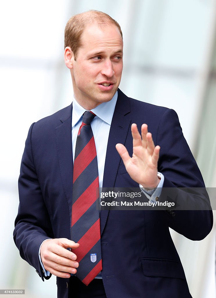 The Duke Of Cambridge Meets Women Team Ahead Of FIFA Women's World Cup 2015