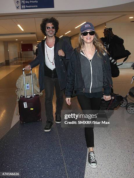 Actress Renee Zellwger and Doyle Bramhall are seen on May 20, 2015 in Los Angeles, California.