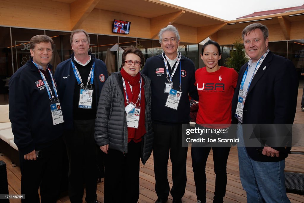 US Olympians Visit USA House