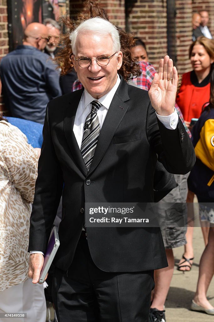 Celebrities Visit "Late Show With David Letterman" - May 20, 2015