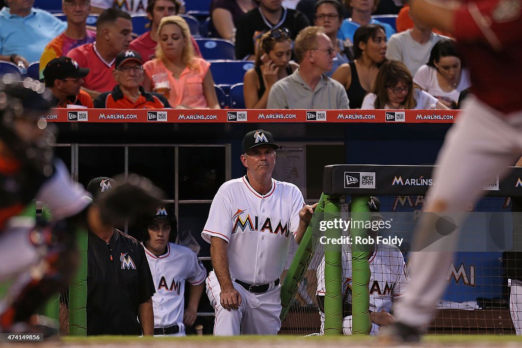 Arizona Diamondbacks v Miami Marlins