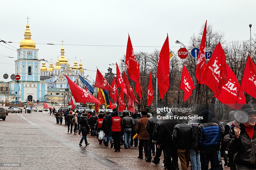 Demonstration in Kiev, Ukraine
