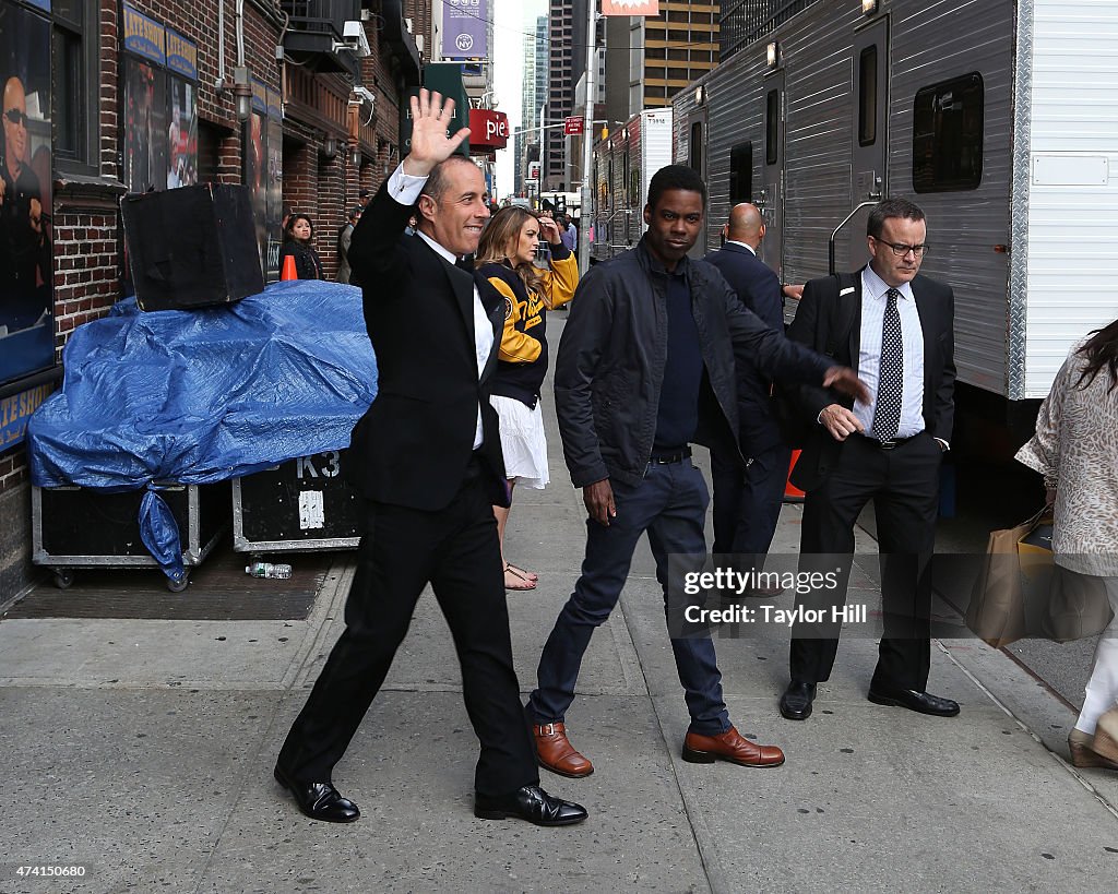 Celebrities Visit "Late Show With David Letterman" - May 20, 2015