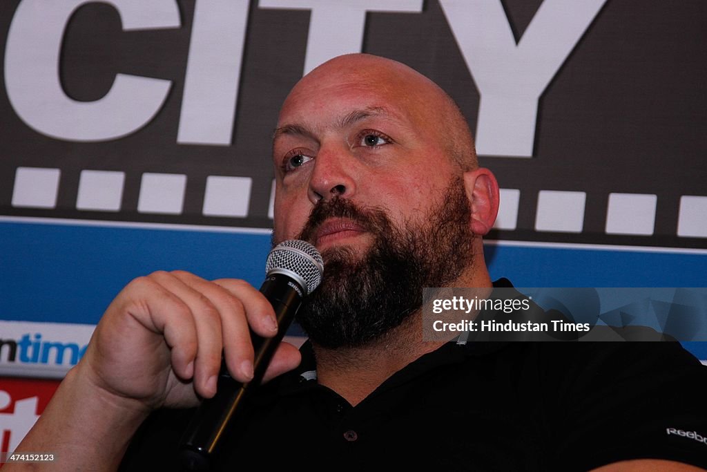 WWE Wrestling Superstar Big Show Interacts With Fans At Hindustan Times Office