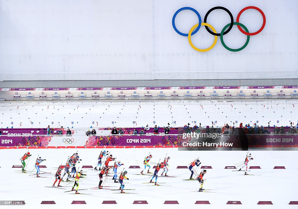 Biathlon - Winter Olympics Day 15