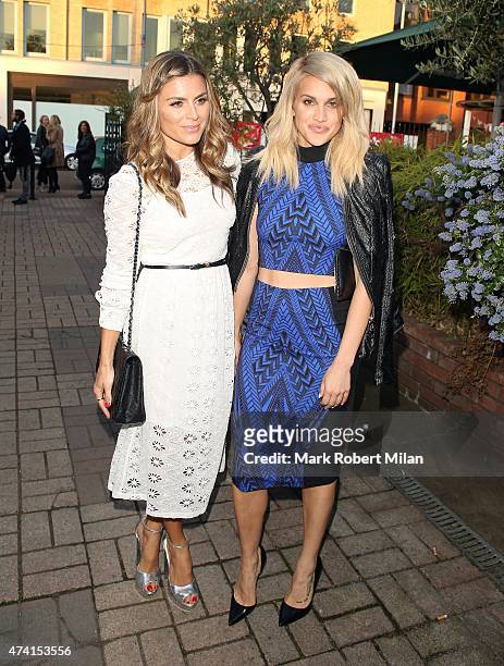Zoe Hardman and Ashley Roberts attending the Taylor Morris Collection Launch Party on May 20, 2015 in London, England.