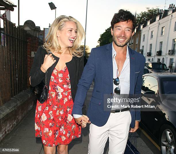Caggie Dunlop attending the Taylor Morris Collection Launch Party on May 20, 2015 in London, England.